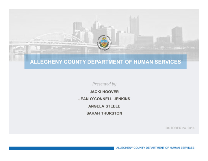 allegheny county department of human services