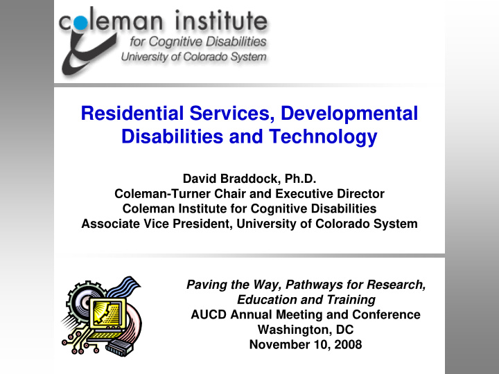 residential services developmental disabilities and