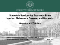 statewide services for traumatic brain injuries alzheimer