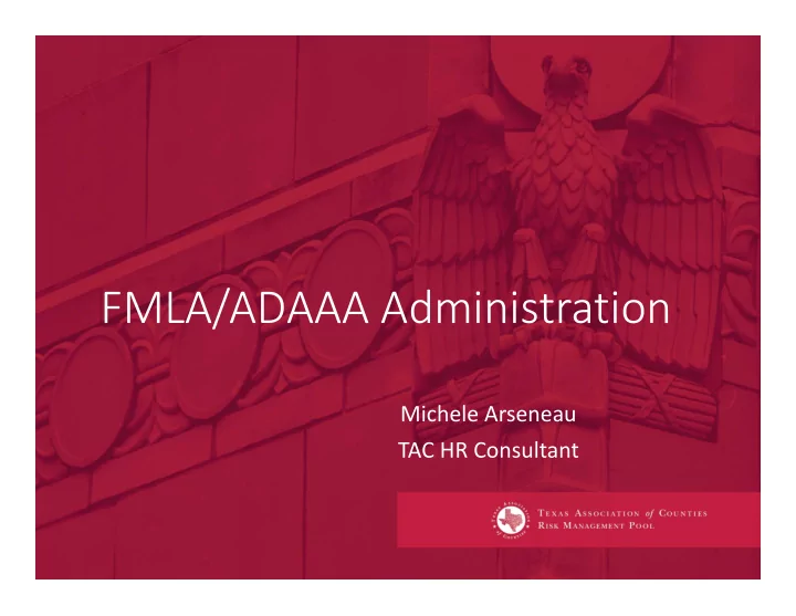 fmla adaaa administration