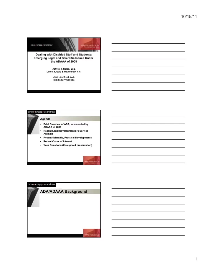agenda
