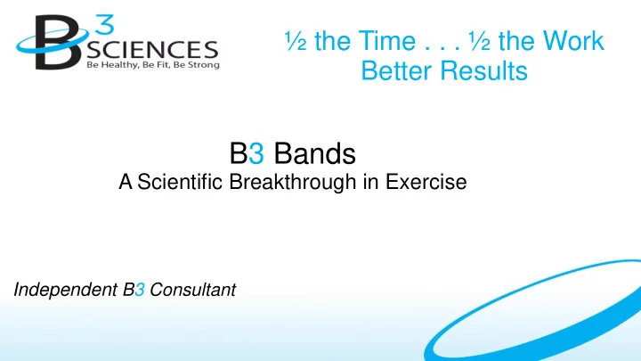 b3 bands