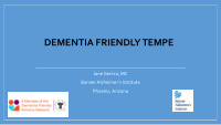 dementia friendly tempe