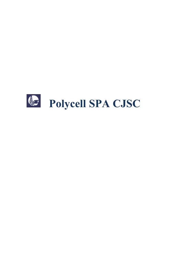 polycell spa cjsc