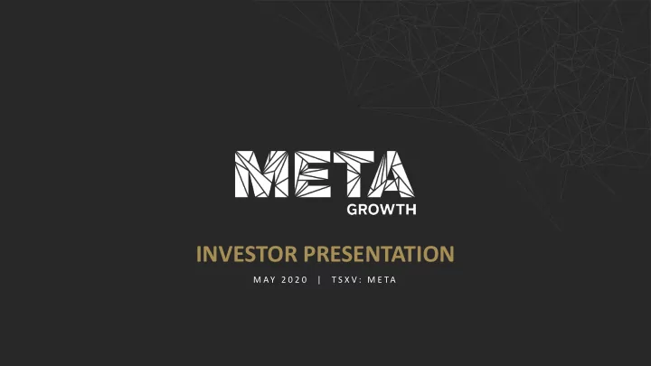 investor presentation
