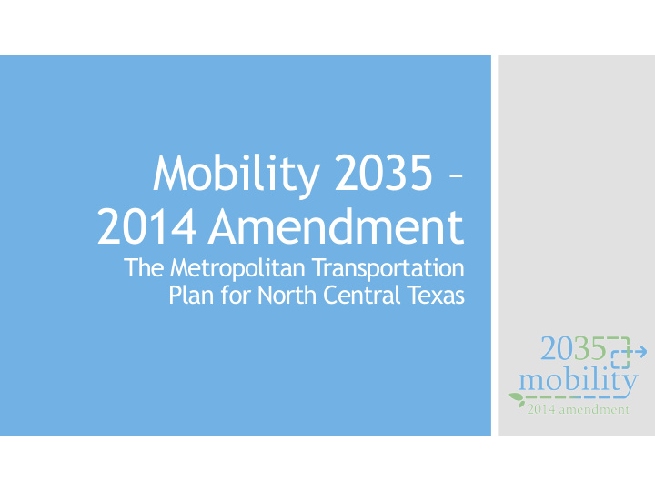 mobility 2035