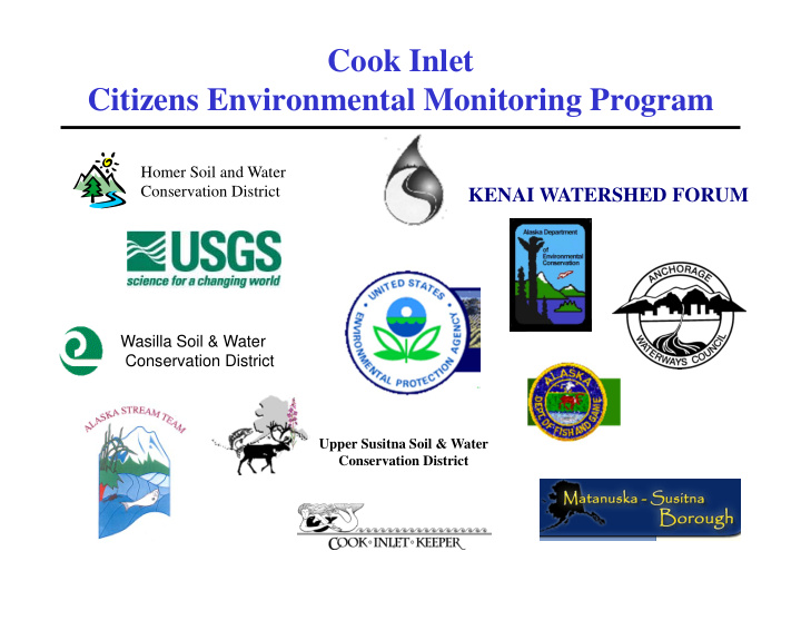 cook inlet citizens environmental monitoring program