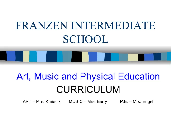 franzen intermediate school