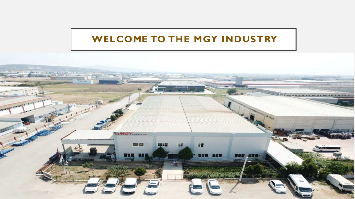 welcome to the mgy industry index