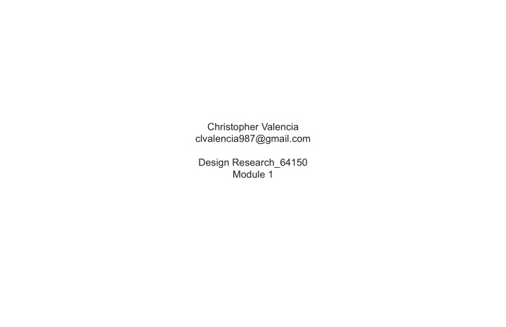 christopher valencia clvalencia987 gmail com design