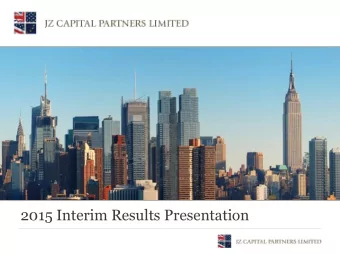 2015 Interim Results Presentation This Document and the presentation to which it relates