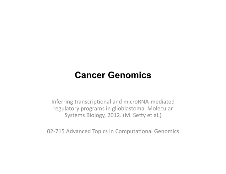 micro rna mirna