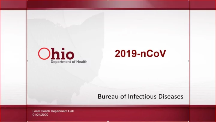 ohio department of health public health response