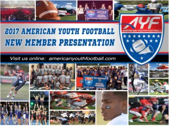 Who is American Youth Football (AYF)?  MISSION AND GOALS:  Mission: Promote the wholesome