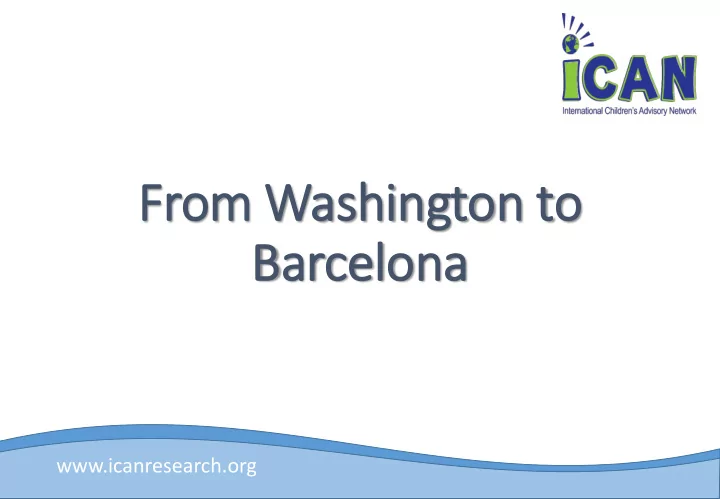 from om w wash ashington t to o barce celon ona