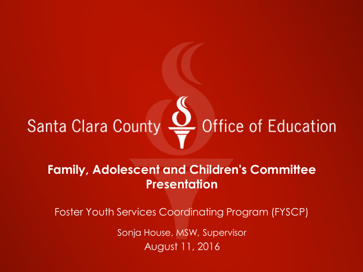 family adolescent and children s committee