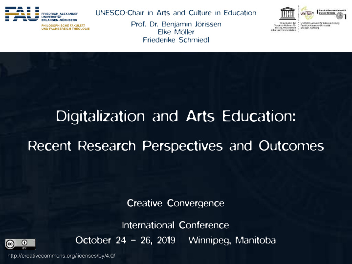 digitalization and arts education