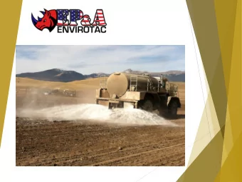 Presented by:  Environmental Products  and Applications  About: Environmental Products and