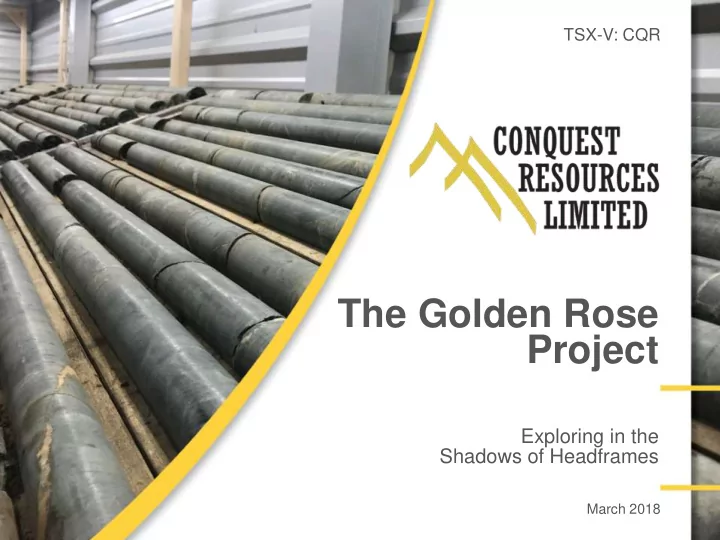 the golden rose project