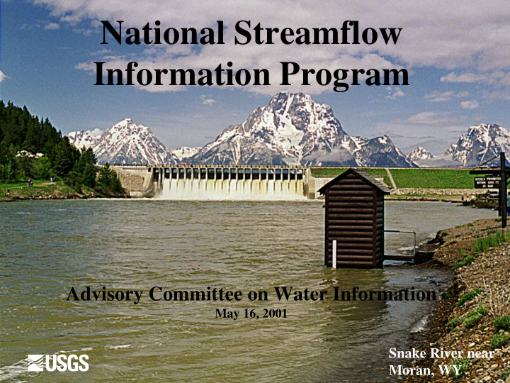 national streamflow information program