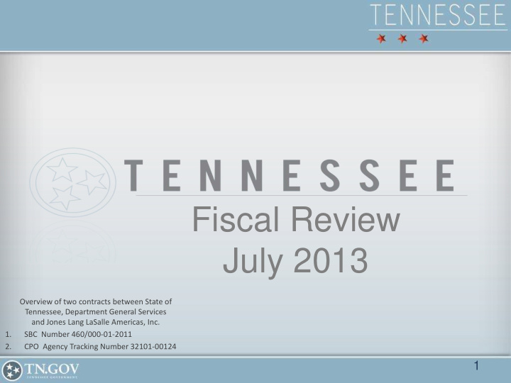 fiscal review july 2013