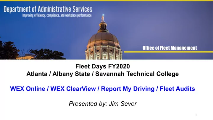 fleet days fy2020 atlanta albany state savannah technical