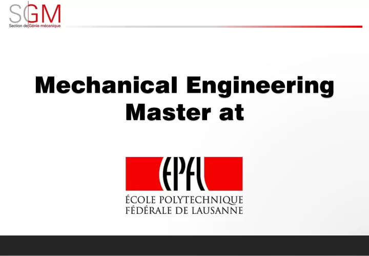 master at