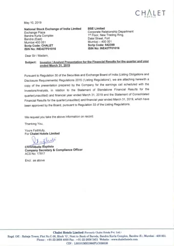 Presentation May 2019  1  What Defines Us  Pedigree  K Raheja Corp Limited  Leading real estate