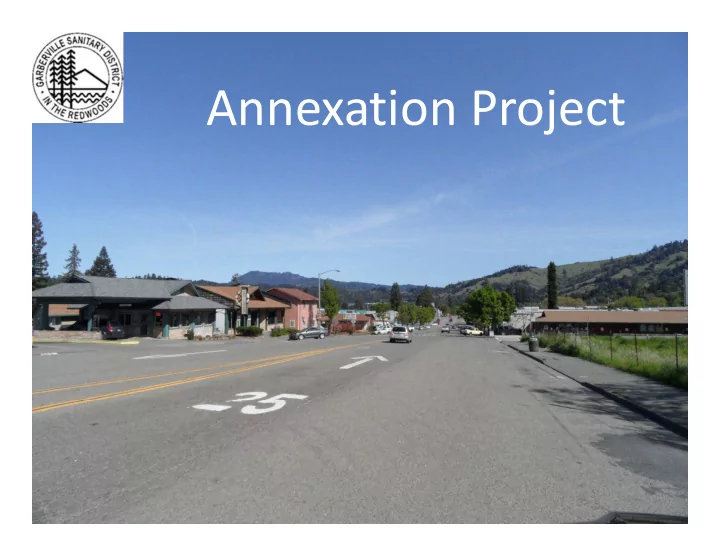 annexation project history of water system