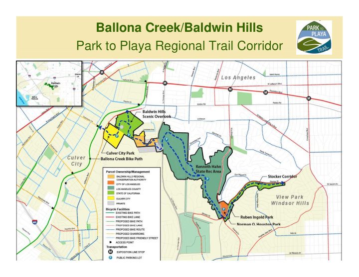 ballona creek baldwin hills park to playa regional trail