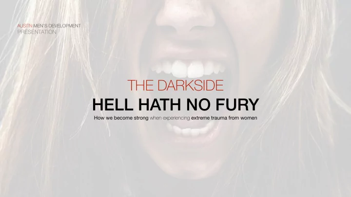 hell hath no fury
