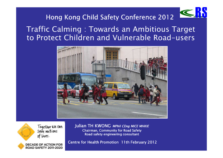 traffic calming towards an ambitious target to protect