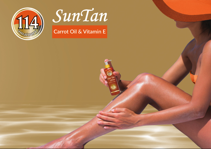 sun tan oil never a summer without the classical tanning