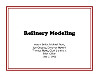 Aaron Smith, Michael Frow,  Joe Quddus,