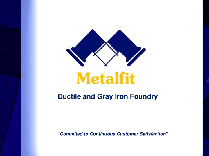 ductile and gray iron foundry