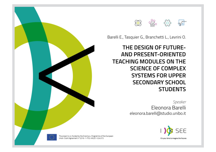 the design of future and present oriented teaching