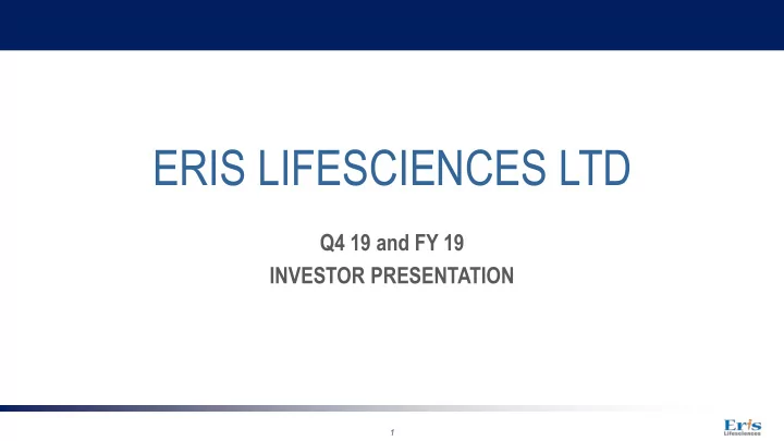 eris lifesciences ltd