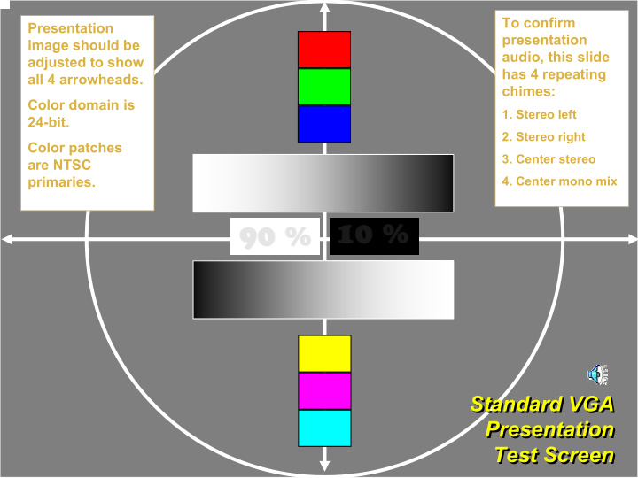 standard vga standard vga presentation presentation test