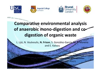 Comparative environmental analysis of anaerobic mono  digestion and co  digestion of organic