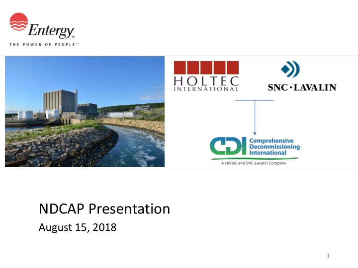 ndcap presentation
