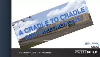 A CRADLE TO CRADLE INSPIRED MORGUE!   And now for something completely  different  Martijn