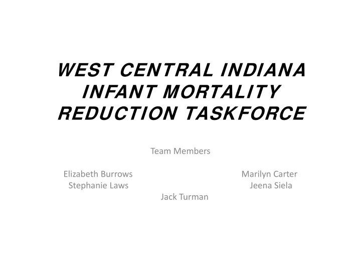 reduction taskforce