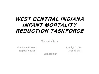 REDUCTION TASKFORCE  Team Members  Elizabeth Burrows