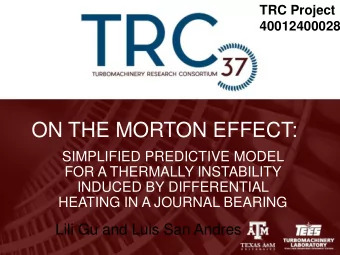 ON THE MORTON EFFECT:  SIMPLIFIED PREDICTIVE MODEL  FOR A THERMALLY INSTABILITY  INDUCED BY