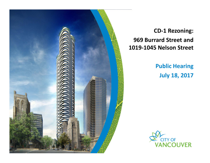 cd 1 rezoning 969 burrard street and 1019 1045 nelson