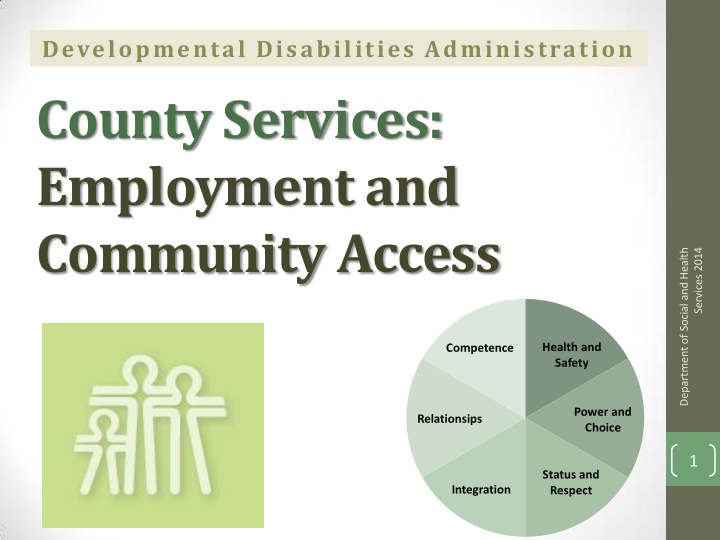 developmental disabilities administration county services