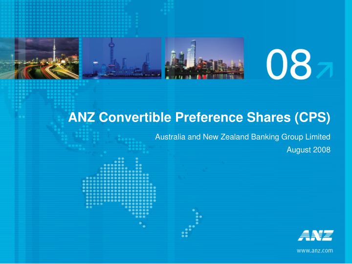 anz convertible preference shares cps