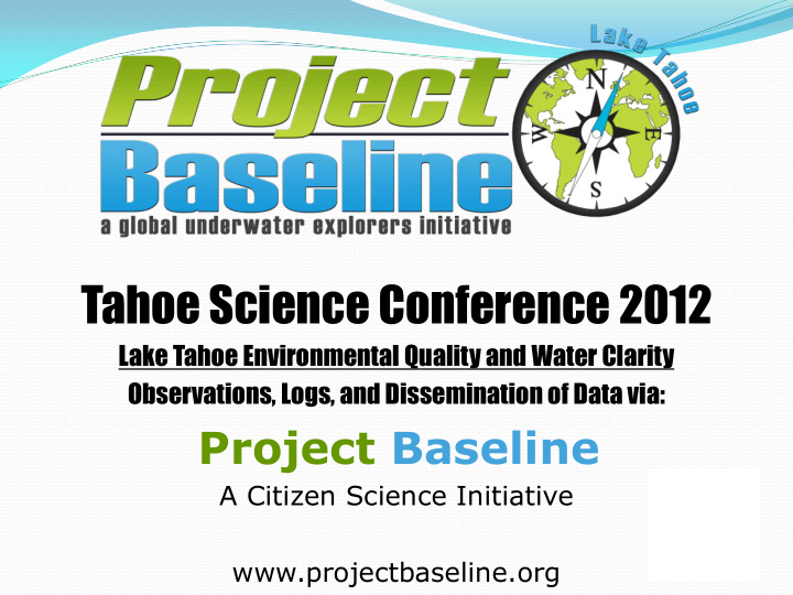 tahoe science conference 2012