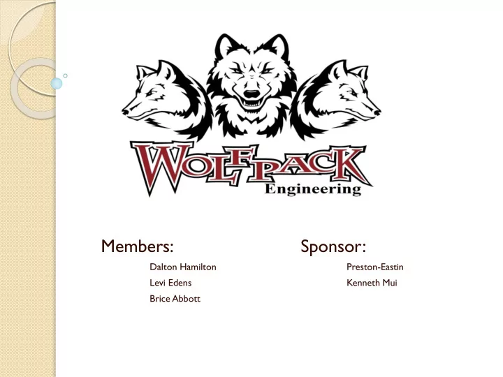 members sponsor