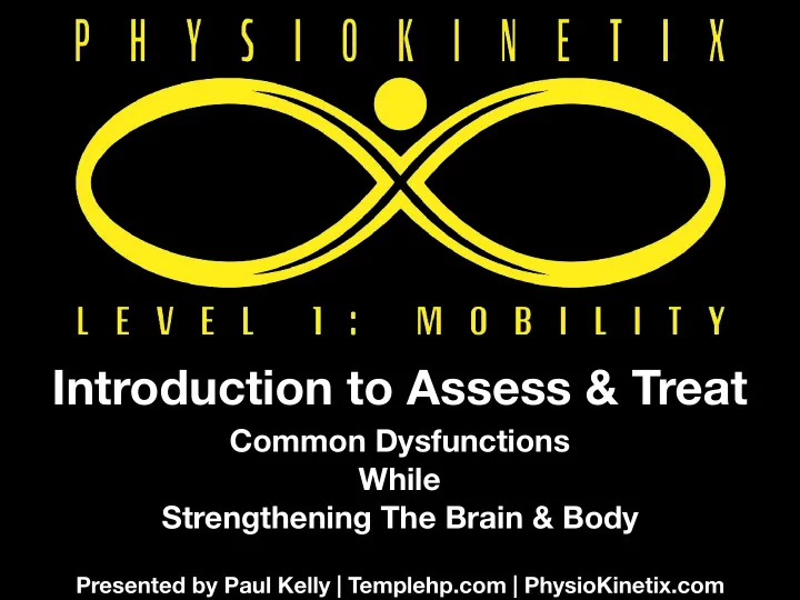 introduction to assess amp treat